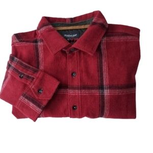 Jeremiah Men's Red Plaid Button Down Outdoor Casual Shirt Size Large NEW NWT